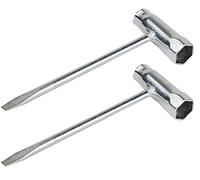 MEETOZ 2 Pcs Chainsaw Scrench Replacement Combination Screwdriver and Wrench, Scrench 13mm x 19mm 13-by-19 mm Bar T-Wrench Spanner Tool Replacement for Stihl Chainsaw