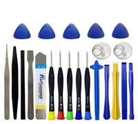MEETOZ 22pcs Upgraded Version Electronics Repair Tool Kit, Replace Screen Battery Camera Small Electronics Open Pry Tool Kits Sets DIY, for Fix Phone/iPhone,Computer/PC,Tablet/Pad