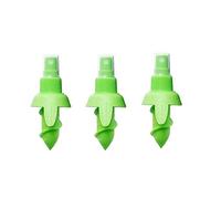 MEETOZ 3 Pcs Creative Lemon Juice Sprayer, Green Citrus Sprayer Set, Lime Juicer Extractor for Vegetables, Salads, Seafood and Cooking Fashionable Kitchen Gadget