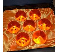 MEETOZ 7pcs Small 42mm Crystal Acrylic Resin Glass Ball with Gift Box Dragon Transparent Play Balls