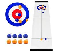 MEETOZ Curling Game, Table Curling Game, Curling Bowling Games, Garden Game
