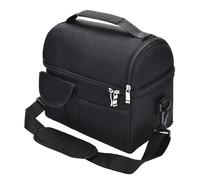 MEETOZ Insulated Lunch Bag for Women/Men, Reusable Lunch Box for Office Work School Picnic Beach, Soft Leakproof Freezable Cooler Bag with Adjustable Shoulder Strap with Tissue Pocket