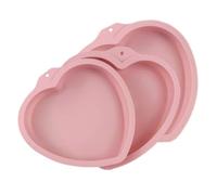 MEETOZ Love Heart Shape Silicone Cake Mold,Heart Shaped Cake Mould Pastry Baking Tray, Silicone Oven Safe Non-Sticky Baking Pan, for Home Kitchen DIY Baking.
