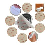 MeetRade Double Sided Adhesive Mounting Disk Pad for Lock Sucker Suction Cup Hook Dashboard Car Mount Sticker for Xiaoyi xiaomi GPS Sat Nav Dash Cam Action Camera Mounted (8P 6CM)
