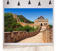 MEETS 7x5ft World Famous Architecture Backdrop Great Wall of China Vintage Brick Wall Background Photo booth studio props YouTube Backdrop MT418