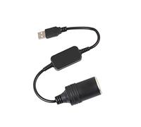 MeetUs 5V USB A Male to 12V Car Cigarette Lighter Socket Female Converter For Car Cigarette Lighters Driving Recorder DVR Dash Camera GPS(Below 8W),1.2m/47.24 inches