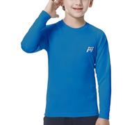 MEETWEE Boy Kid's Long Sleeve Rash Guard Shirt