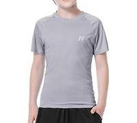 MEETWEE Boy Long/Short Sleeve Rash Vest Guard Kids Swimming Top UV Sun Protection UPF 50+ Quick Drying