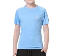 MEETWEE Boy Long/Short Sleeve Rash Vest Guard Kids Swimming Top UV Sun Protection UPF 50+ Quick Drying