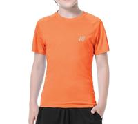 MEETWEE Boy Rash Vest Long Short Sleeve Guard Kids Swimming Shirt Top UPF 50+ UV Sun Protection Quick Drying
