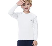 MEETWEE Boy's Boy Long/Short Sleeve Rash Vest Guard Kids Swimming Top Baby and Toddler Swim Nappy