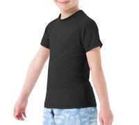 MEETWEE Boy's Swimsuit Rash Vest Swimming Shirts for Boys Long/Short Sleeve UPF 50+ Sun Protection Rash Guard 5-15 Years