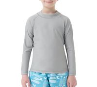 MEETWEE Boy's Swimsuit Rash Vest Swimming Shirts for Boys Long/Short Sleeve UPF 50+ Sun Protection Rash Guard 5-15 Years