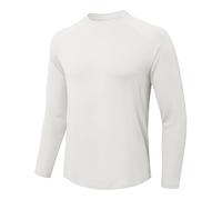 MEETWEE Herren Langarm T-Shirt, Herren Langarm Strickoberteile Feuchtigkeitsableitend Rundhalsshirts Komfort Casual Base Layer Tops