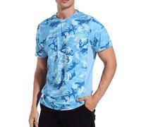MEETWEE Men’s Rash Guard, Rash Vest UPF 50+ Short Sleeve UV Sun Protection Top T Shirt for Running Surfing Swimming