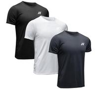 MEETWEE Men’s Sport T-Shirt, Breathable Cool Dry Mesh Base Layer Tops Short Sleeve Running Top Gym Shirt