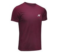 MEETWEE Men’s Sport T-Shirt, Breathable Cool Dry Mesh Base Layer Tops Short Sleeve Running Top Gym Shirt Red