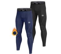 MEETWEE Men’s Thermal Underwear Long Johns, Thermal Leggings Warm Compression Tights Base Layer Bottom Sports Pants Trousers
