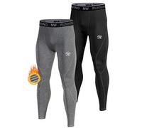 MEETWEE Men’s Thermal Underwear Long Johns, Thermal Leggings Warm Compression Tights Base Layer Bottom Sports Pants Trousers