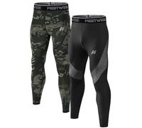 MEETWEE Men’s Thermal Underwear Long Johns, Winter Thermal Leggings Warm Compression Tights Base Layer Bottom Sports Pants Trousers Running Skiing Trainning
