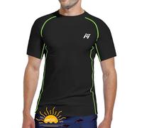MEETWEE Men Swimming Shirt UV Swim Top Short/Long Sleeve UPF 50+ Rash Guard Vest T-Shirt Sun Protection Surfing Diving