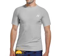 MEETWEE Men Swimming Shirt UV Swim Top Short/Long Sleeve UPF 50+ Rash Guard Vest T-Shirt Sun Protection Surfing Diving