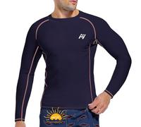 MEETWEE Men Swimming Shirt UV Swim Top Short/Long Sleeve UPF 50+ Rash Guard Vest T-Shirt Sun Protection Surfing Diving