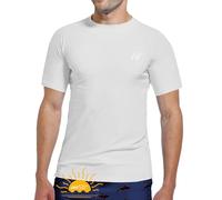 MEETWEE Men Swimming Shirt UV Swim Top Short/Long Sleeve UPF 50+ Rash Guard Vest T-Shirt Sun Protection Surfing Diving
