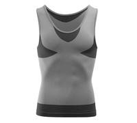 MEETWEE Men's Compression Shirt for Body Shaper Slimming Vest Tight Tummy Underwear Tank Top