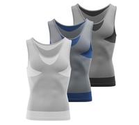 MEETWEE Men's Compression Shirt for Body Shaper Slimming Vest Tight Tummy Underwear Tank Top