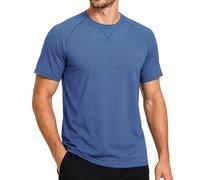MEETWEE Men's Rash Guard UPF 50+ Sun Protection Short/Long Sleeve UV Swim Shirts Quick Drying Surfing Pool Workout Beach Watersport Sports Top