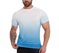 MEETWEE Men’s Rash Guard, Rash Vest UPF 50+ Short Sleeve UV Sun Protection Top T Shirt for Running Surfing Swimming