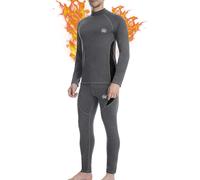 MEETWEE Men's Thermal Underwear Set, Compression Base Layer Long Johns Long Sle