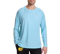 MEETWEE Men's UPF 50+ Swim Rash Guard Vest, Long Sleeve UV Sun Protection Shirts Swimming Tops, Quick Drying Lightweight Swim Shirt Watersport Outdoor