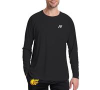 MEETWEE Men's UPF 50+ Swim Rash Guard Vest, Long Sleeve UV Sun Protection Shirts Swimming Tops, Quick Drying Lightweight Swim Shirt Watersport Outdoor