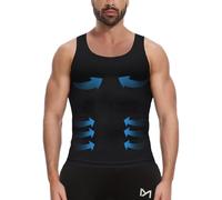 MEETWEE Men's Vest Tank Top, Y-Back Sleeveless Sports T Shirt Athletic Undershirt Muscle Gym Vests Tops for Running Workout Training