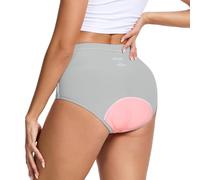 MEETWEE Women's Cycling Underwear, Padded Bike Shorts with 3D Gel, Breathable and Quick-Drying Cycling Underwear Grey