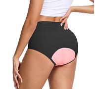 MEETWEE Women's Cycling Underwear, Padded Bike Shorts with 3D Gel, Breathable and Quick-Drying Cycling Underwear Black-pink