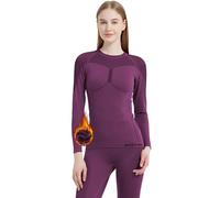 MEETWEE Women's U50 Thermal Underwear, Red, S