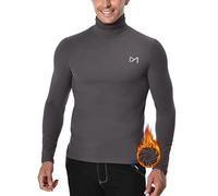 MEETYOO Men’s Base Layer Shirt Breathable Functional Top Long Sleeve T-Shirt Sports Gear Fitness for Running Gym Workout