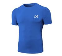 MEETYOO Men’s Compression Base Layer, Men Top Long/ Short Sleeve T-Shirt Sports Gear Fitness Tights for Running Gym Workout