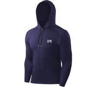 MEETYOO Men’s Running Tops, Sport Shirt Long Sleeve T-Shirt Gym Tee for Fitne