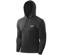 MEETYOO Men’s Running Tops, Sport Shirt Long Sleeve T-Shirt Gym Tee for Fitness Workout Jogging Black
