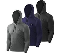MEETYOO Men’s Running Tops, Sport Shirt Long Sleeve T-shirt Gym Tee for Fitness Workout Jogging
