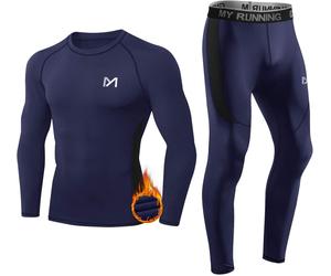 MEETYOO Men’s Thermal Underwear Set, Wicking Long Johns Quick Dry Base Layer