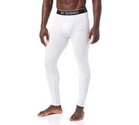 MEETYOO Men's Kompressionshose Herren Sport Leggings, White, S