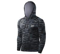 MEETYOO Men’s Running Tops, Sport Shirt Long Sleeve T-Shirt Gym Tee for Fitness Workout Jogging Black