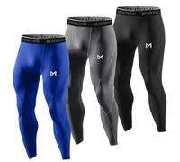 MEETYOO Men's Standard Compression Pants, Cool Dry Sports Workout Running Tights Leggings, 3pcs-c, XX-Large