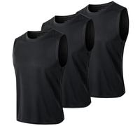 MEETYOO Men's T3 Vest, Black, XXL