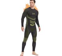 MEETYOO Men's Thermal Underwear Set, Wicking Long Johns Quick Dry Base Layer Sport Compression Suit for Workout Skiing Running Hiking